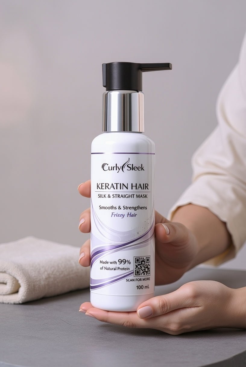 Curly Sleek Keratin Hair Silk & Straight Mask - Curly Sleek