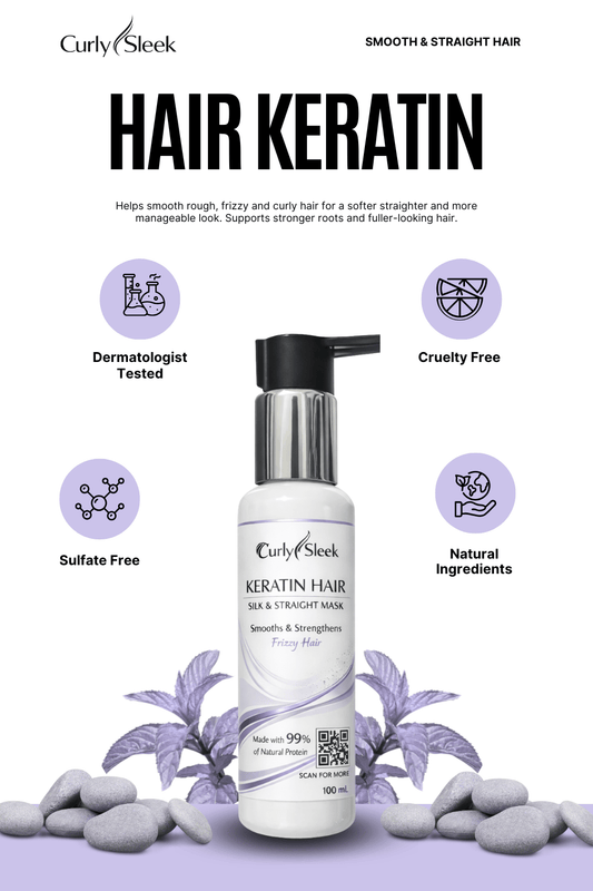 Keratin Hair Silk & Straight Mask - Curly Sleek