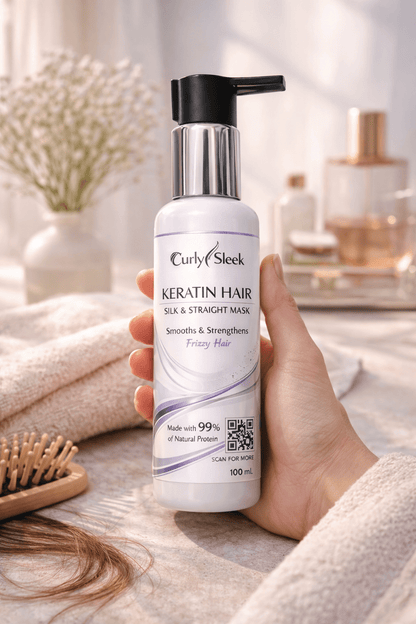 Keratin Hair Silk & Straight Mask - Curly Sleek