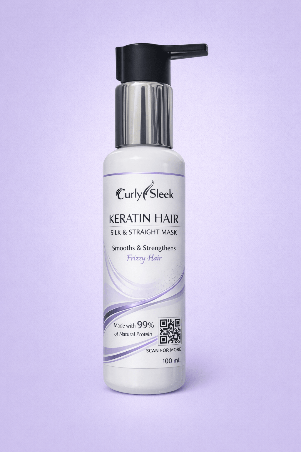 Keratin Hair Silk & Straight Mask - Curly Sleek